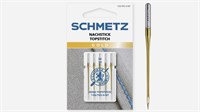 Symaskine-nåle Topstitch Gold str. 80 Schmetz 5 stk.